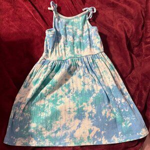 Cat & Jack 5T Blue Tie Dye Summer Dress